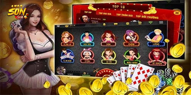 Trải nghiệm game bài đẳng cấp SonClub ngay hôm nay 2 Những game bài đáng trải nghiệm tại SonClub