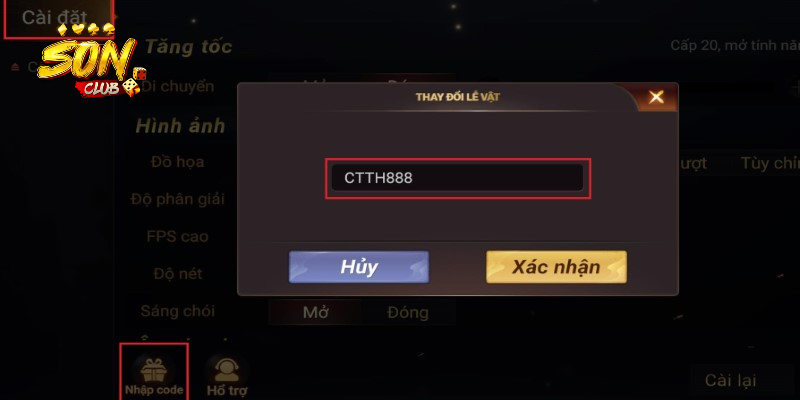 Giftcode thường được sử dụng vào thời điểm nào?